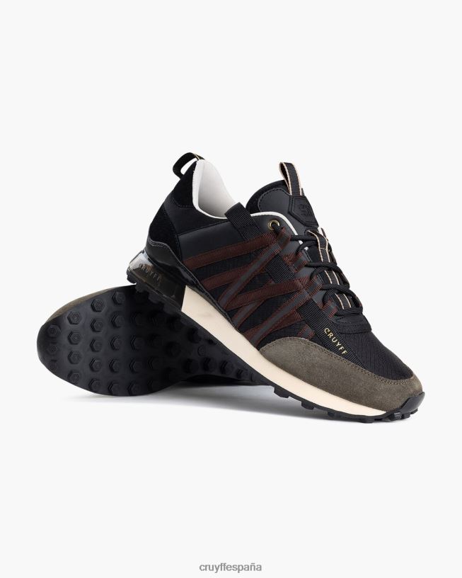 miedo Cruyff mujer verde negro D6DNB357 zapatillas