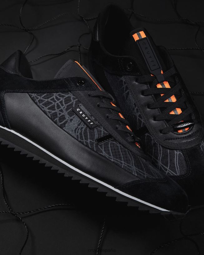 montaña Cruyff hombres negro/naranja D6DNB549 zapatillas