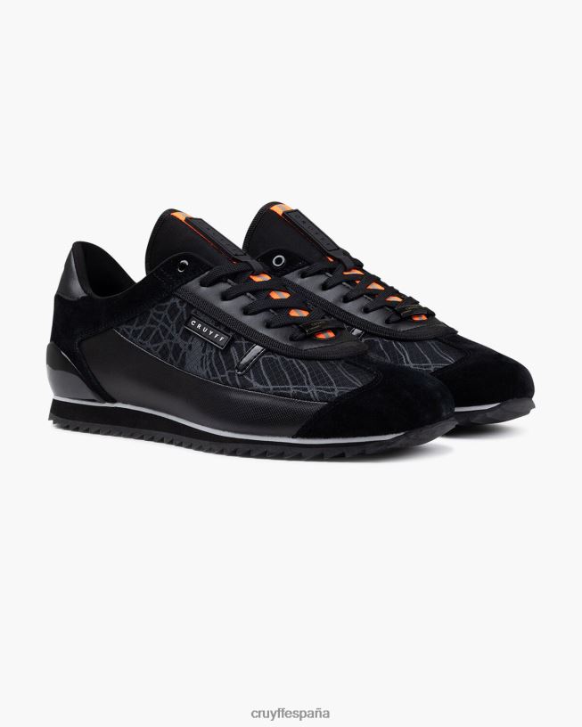 montaña Cruyff hombres negro/naranja D6DNB549 zapatillas