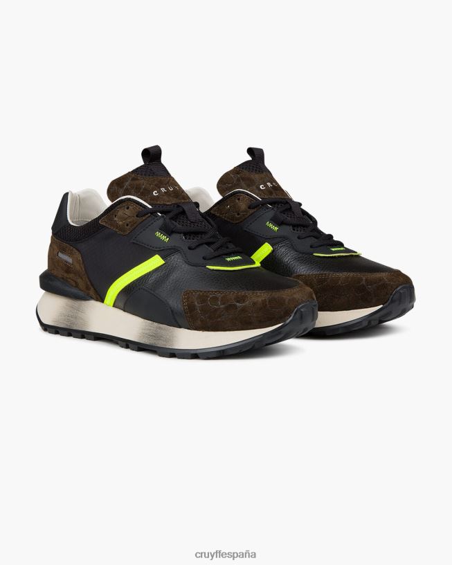 montserrat Cruyff hombres verde negro D6DNB940 zapatillas