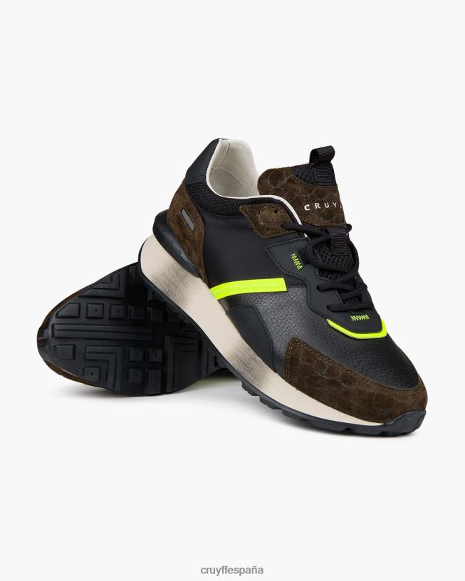 montserrat Cruyff hombres verde negro D6DNB940 zapatillas