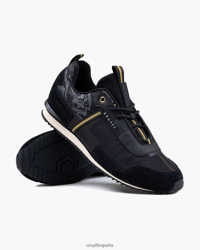 mármol Cruyff hombres oro negro D6DNB436 zapatillas
