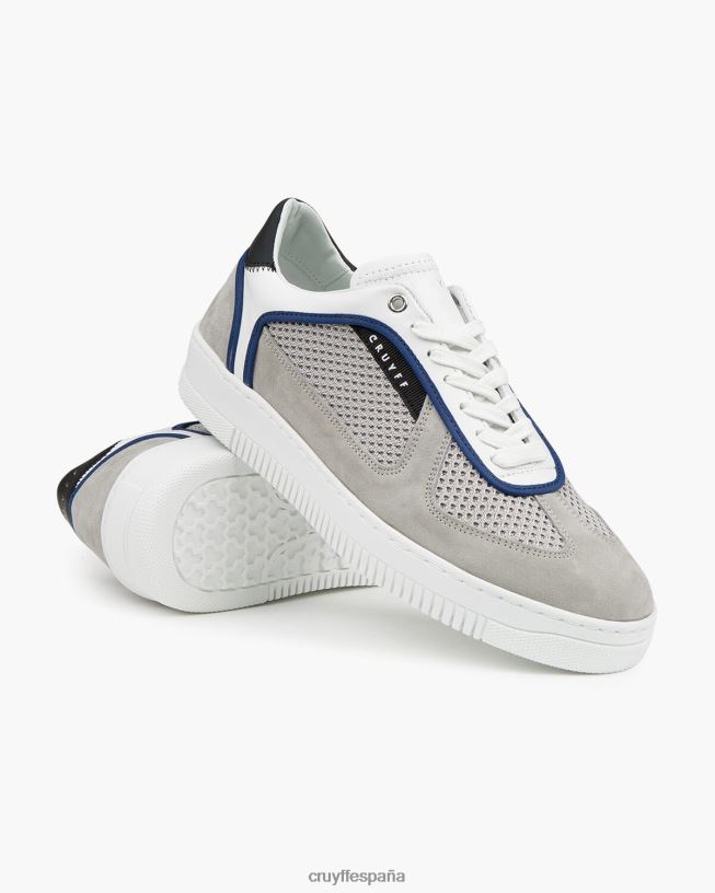napa cristallo/gamuza sciarada Cruyff hombres gris blanco D6DNB918 zapatillas