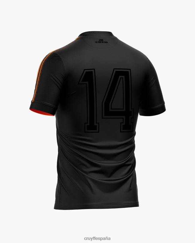 no le des la espalda wk tee Cruyff júnior naranja/negro D6DNB751 camiseta