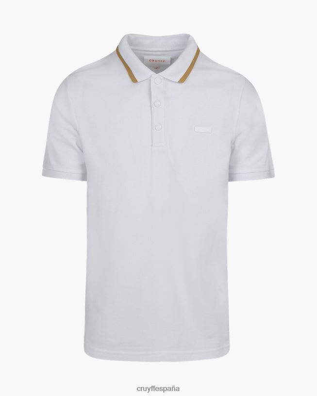 noé polo Cruyff hombres blanco D6DNB749 camiseta