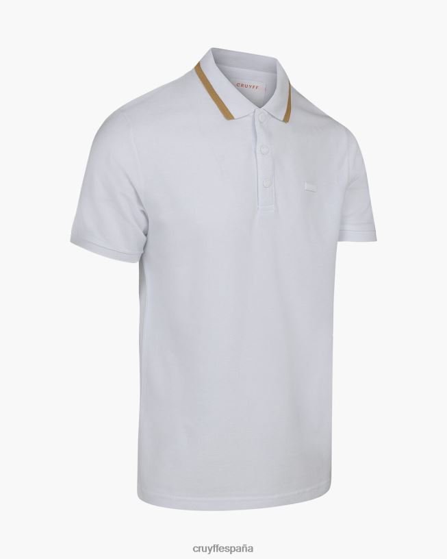 noé polo Cruyff hombres blanco D6DNB749 camiseta