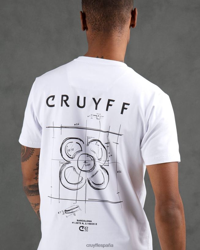 pack ciudad tee bcn Cruyff hombres blanco D6DNB645 camiseta