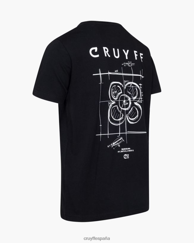 pack ciudad tee bcn Cruyff hombres negro D6DNB644 camiseta