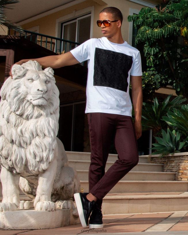 pantalon culebra Cruyff hombres marrón oscuro D6DNB386 pantalones