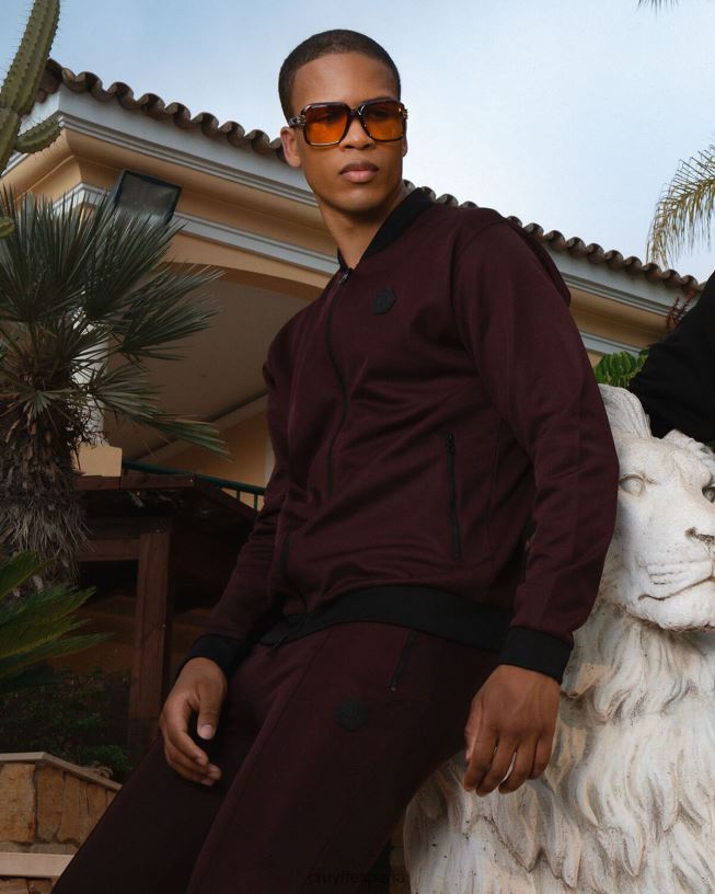 pantalon culebra Cruyff hombres marrón oscuro D6DNB386 pantalones