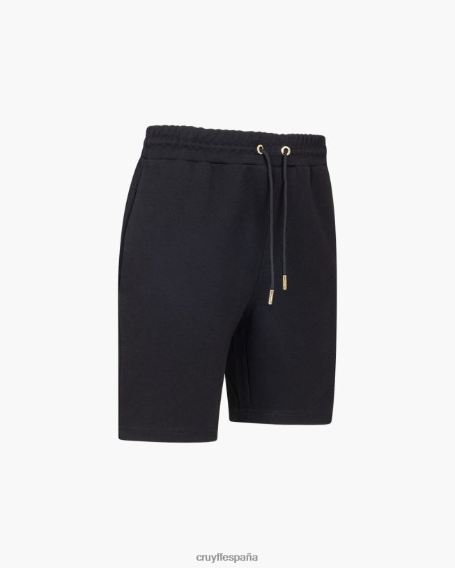 pantalones cortos de catón Cruyff hombres negro D6DNB718 bermudas