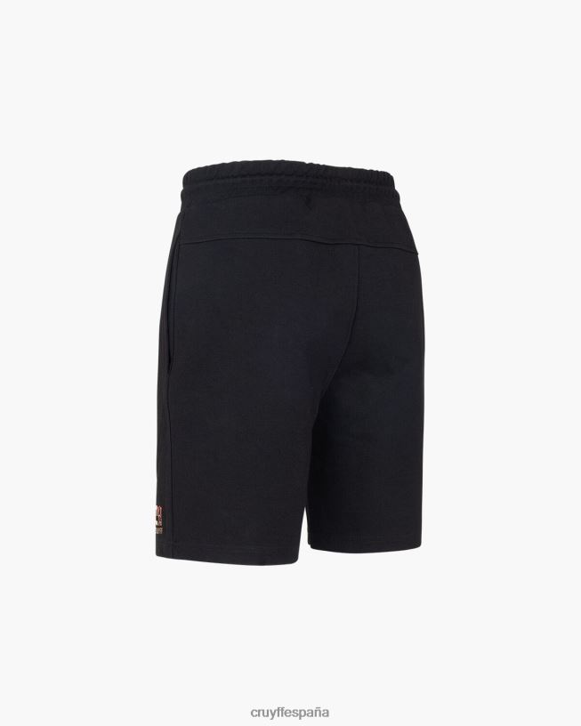 pantalones cortos de catón Cruyff hombres negro D6DNB718 bermudas