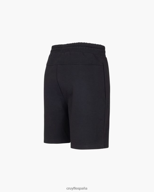 pantalones cortos de catón Cruyff hombres negro D6DNB718 bermudas