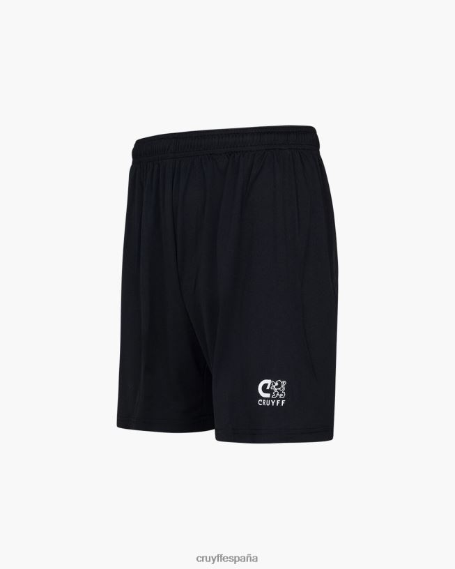 pantalones cortos de entrenamiento Cruyff hombres negro D6DNB643 bermudas