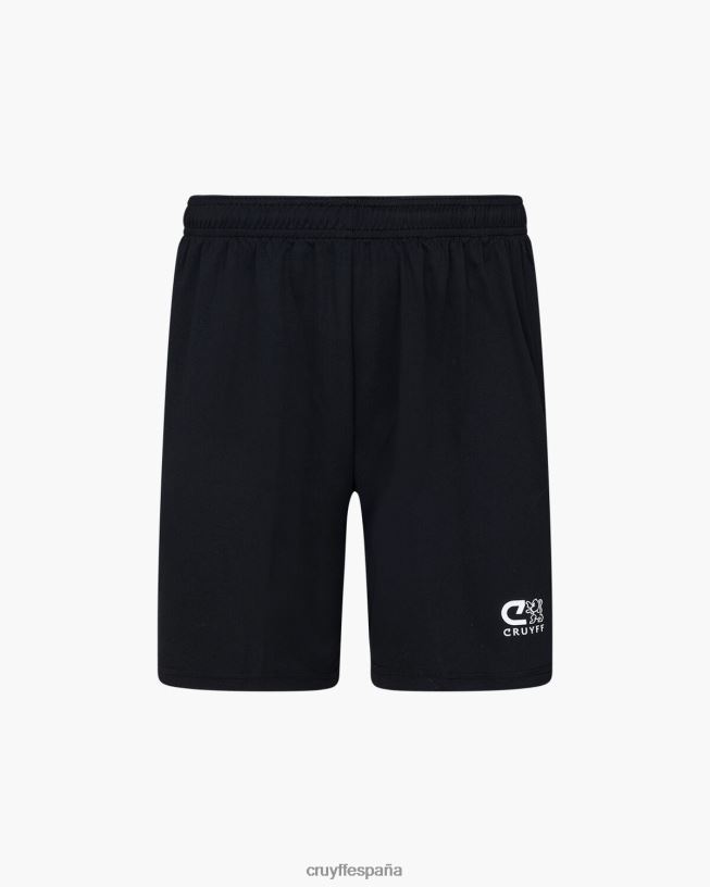 pantalones cortos de entrenamiento Cruyff hombres negro D6DNB643 bermudas