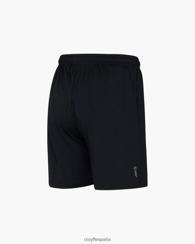 pantalones cortos de entrenamiento Cruyff hombres negro D6DNB643 bermudas