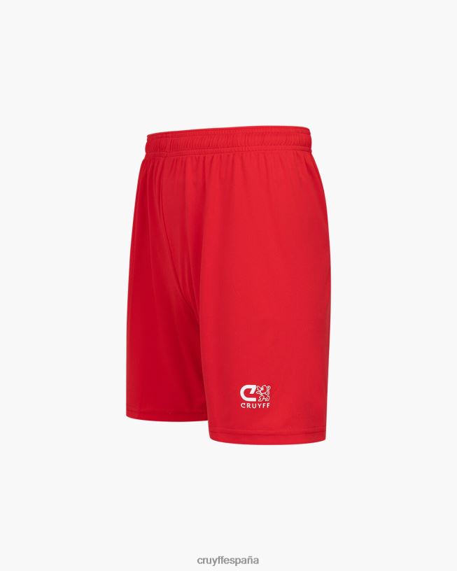 pantalones cortos de entrenamiento Cruyff hombres rojo D6DNB621 bermudas
