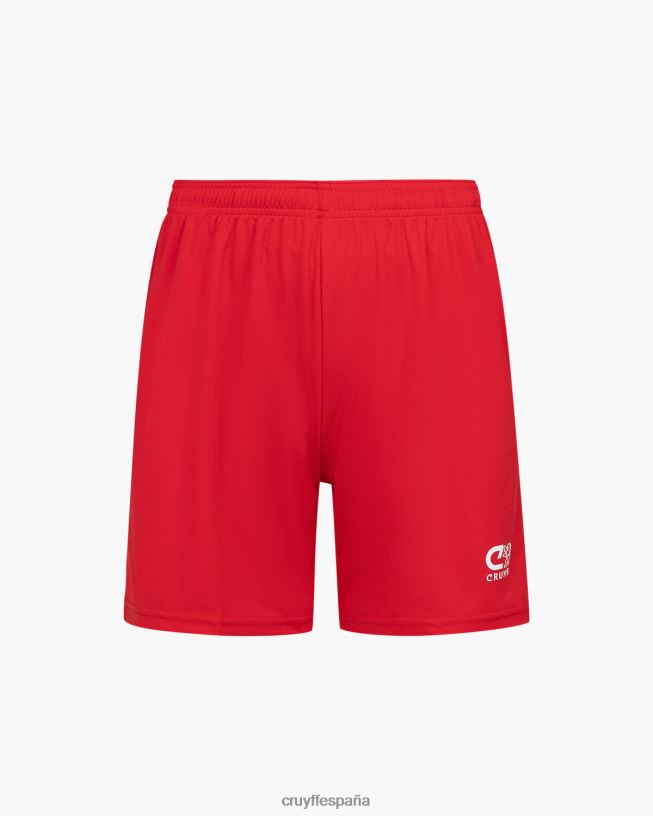 pantalones cortos de entrenamiento Cruyff hombres rojo D6DNB621 bermudas