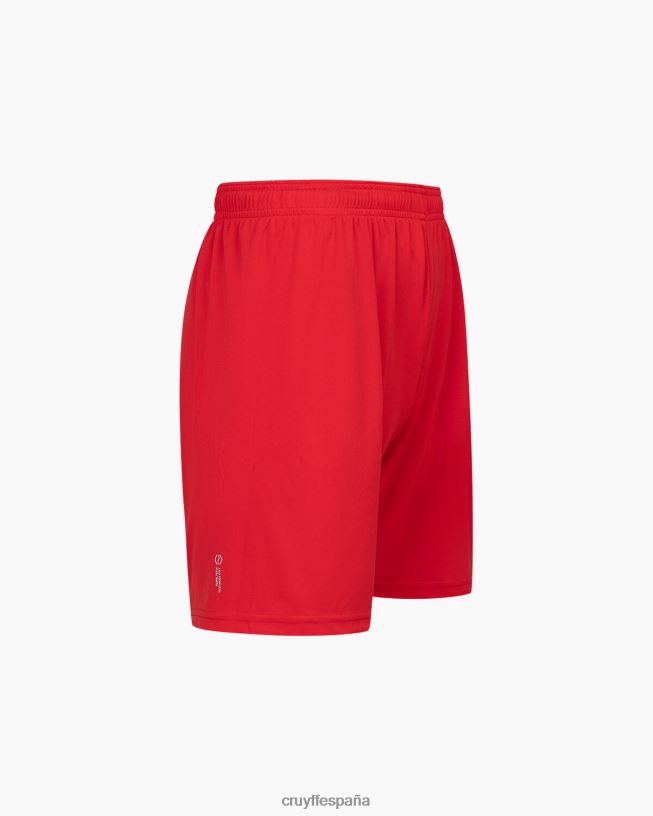 pantalones cortos de entrenamiento Cruyff hombres rojo D6DNB621 bermudas