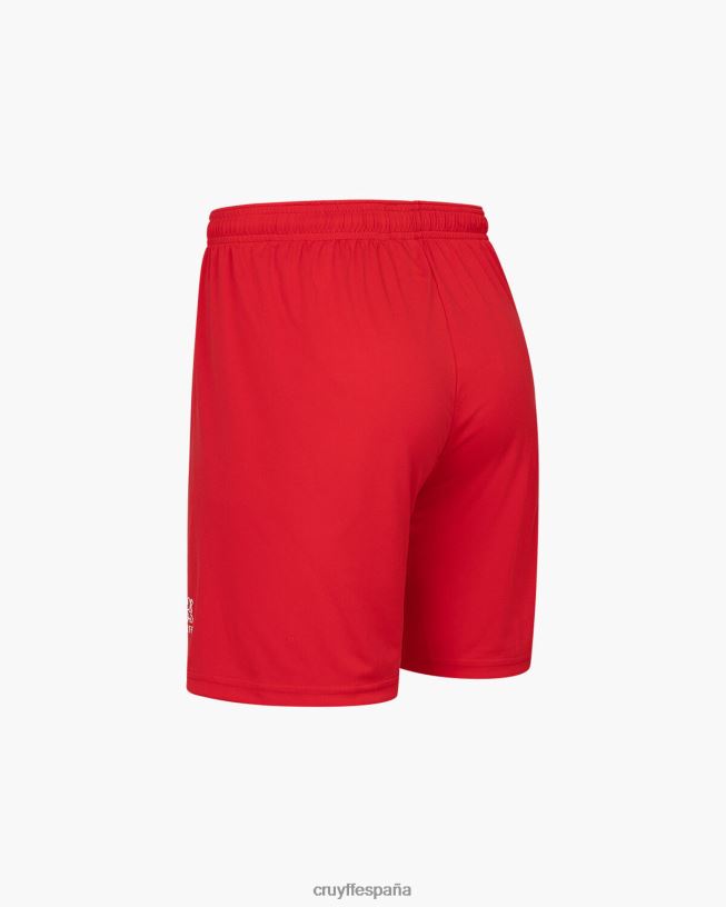 pantalones cortos de entrenamiento Cruyff hombres rojo D6DNB621 bermudas