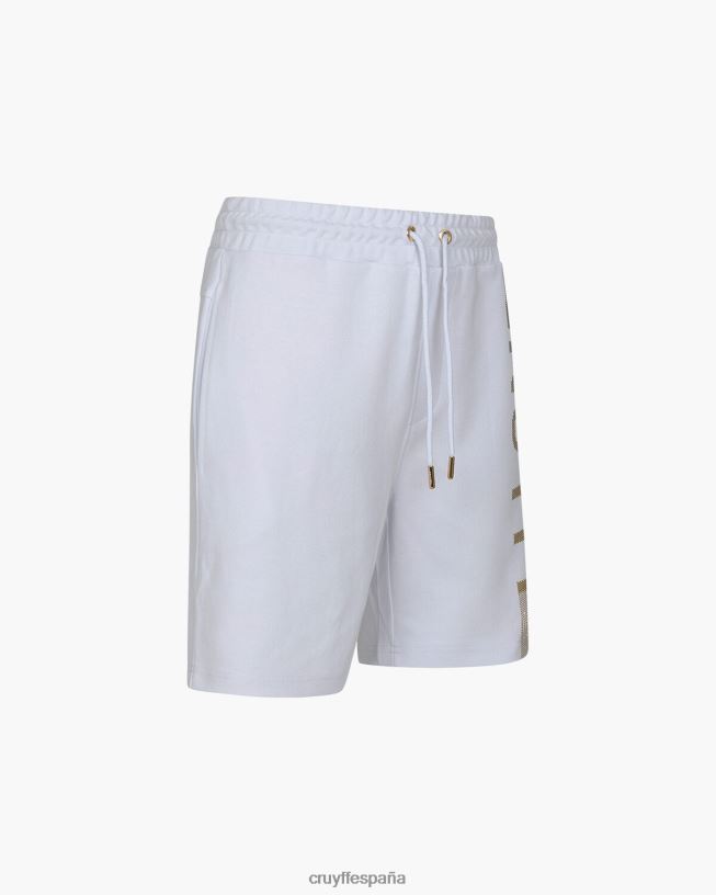 pantalones cortos oriol Cruyff hombres blanco D6DNB740 bermudas