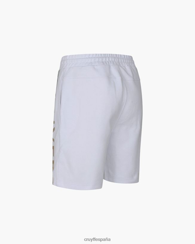 pantalones cortos oriol Cruyff hombres blanco D6DNB740 bermudas