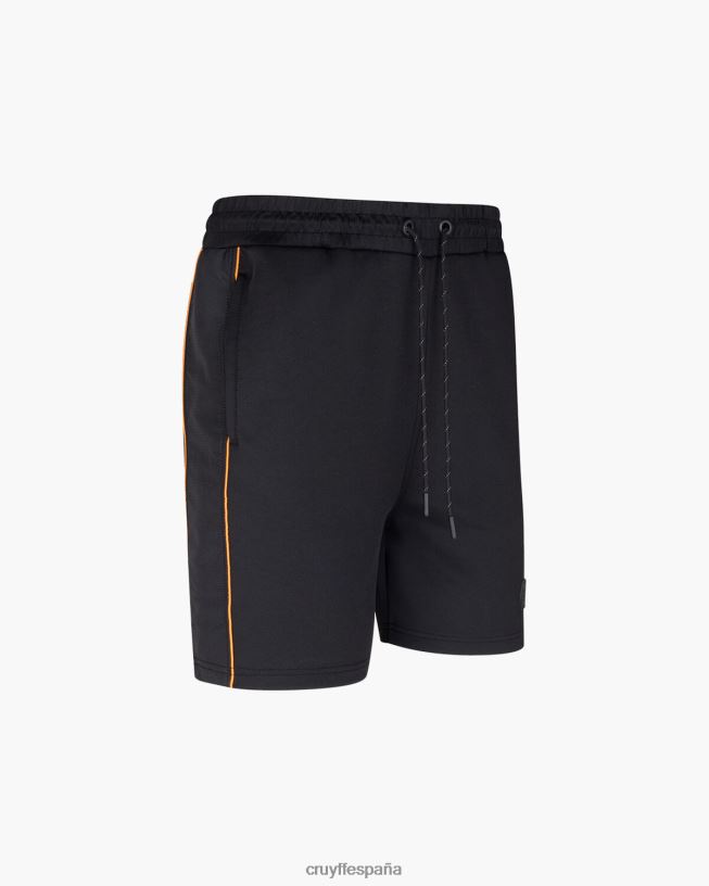 pantalones cortos saul Cruyff hombres negro/naranja D6DNB699 bermudas