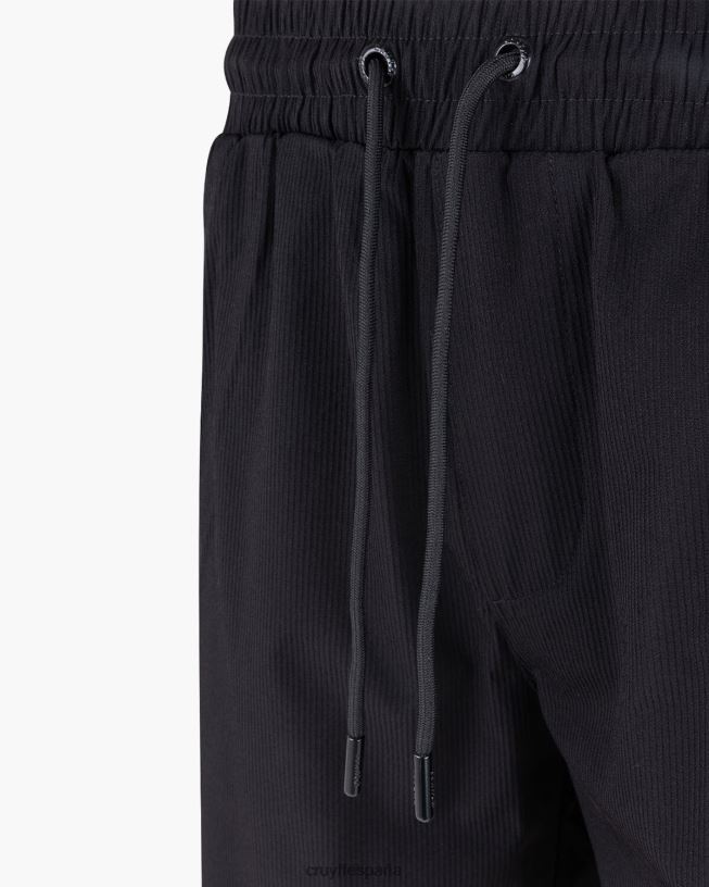 pantalones cortos Álvaro Cruyff hombres negro D6DNB802 bermudas