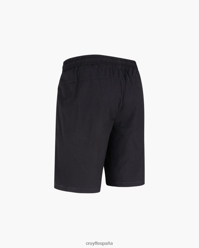 pantalones cortos Álvaro Cruyff hombres negro D6DNB802 bermudas