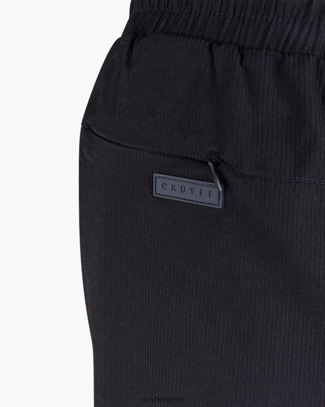 pantalones cortos Álvaro Cruyff hombres negro D6DNB802 bermudas