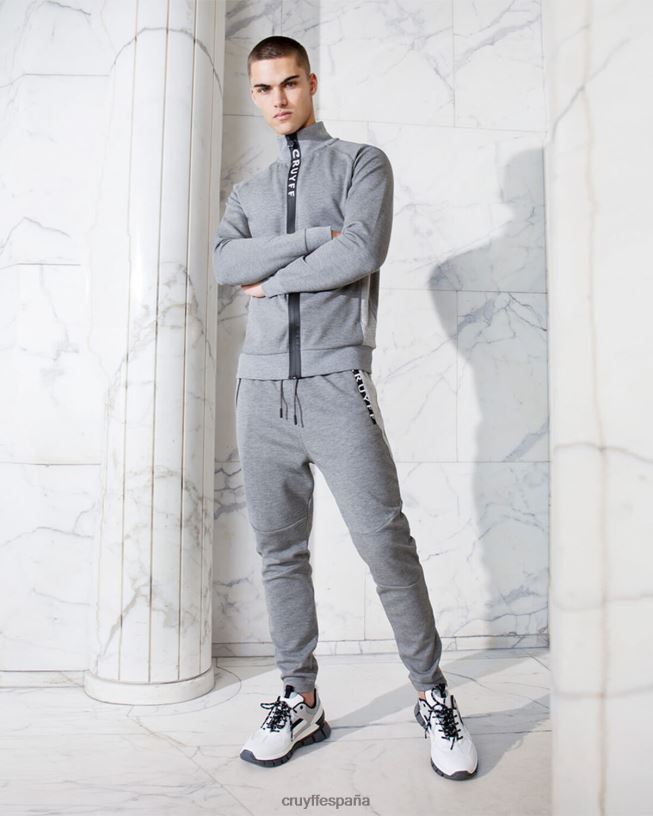 pantalones de chándal Emilio Cruyff hombres gris D6DNB930 pantalones