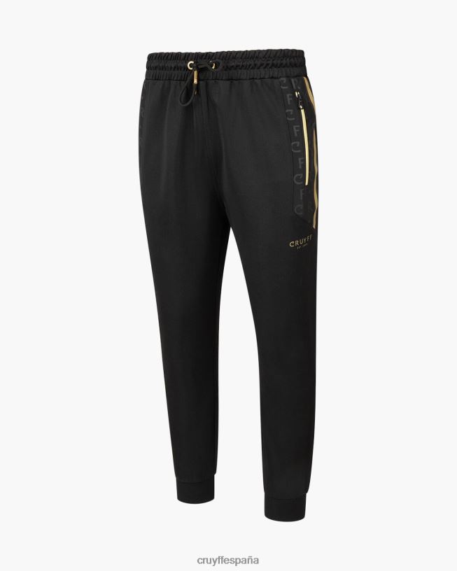 pantalones de chándal gregory Cruyff hombres negro D6DNB22 pantalones