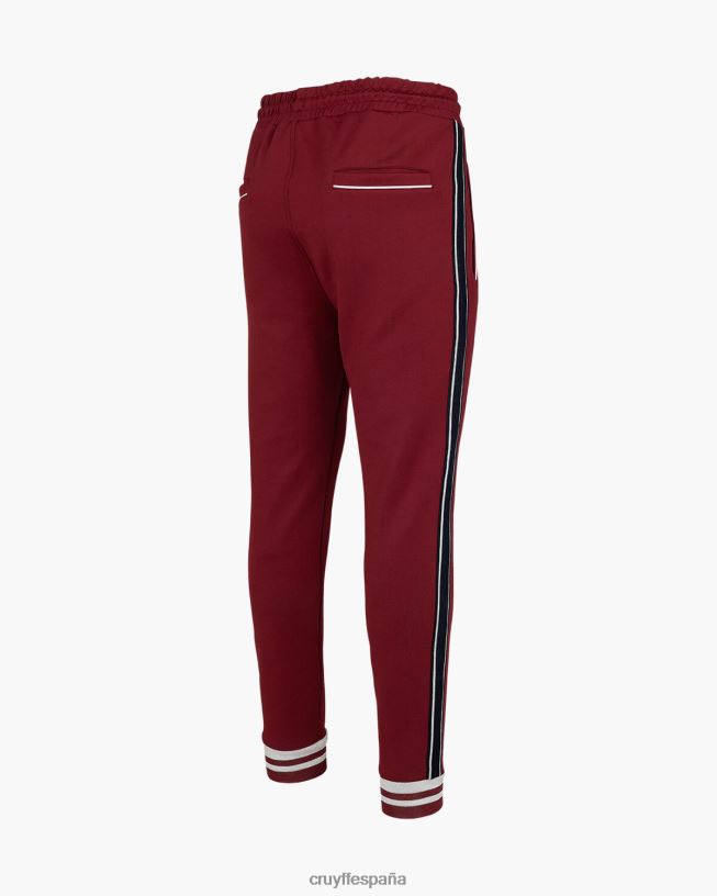 pantalón de buceo santino Cruyff hombres Burdeos D6DNB438 pantalones