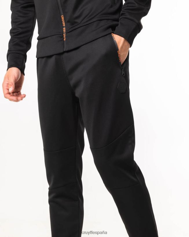 pantalón de chándal rafael Cruyff hombres negro D6DNB408 pantalones
