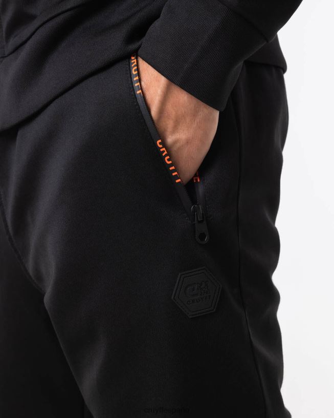 pantalón de chándal rafael Cruyff hombres negro D6DNB408 pantalones