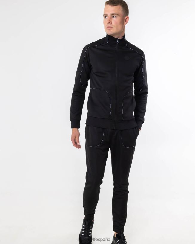 pantalón de chándal revolución Cruyff hombres negro D6DNB456 pantalones