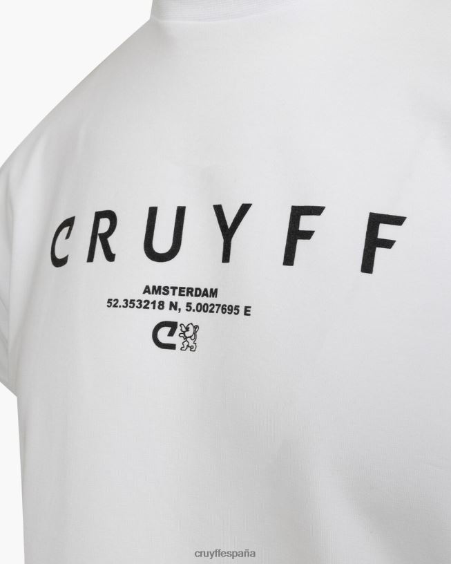 paquete de la ciudad tee ams Cruyff hombres blanco D6DNB640 camiseta