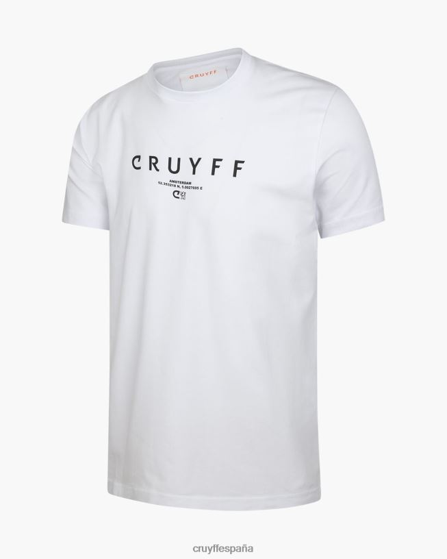 paquete de la ciudad tee ams Cruyff hombres blanco D6DNB640 camiseta