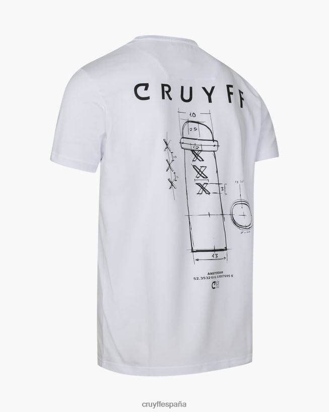 paquete de la ciudad tee ams Cruyff hombres blanco D6DNB640 camiseta