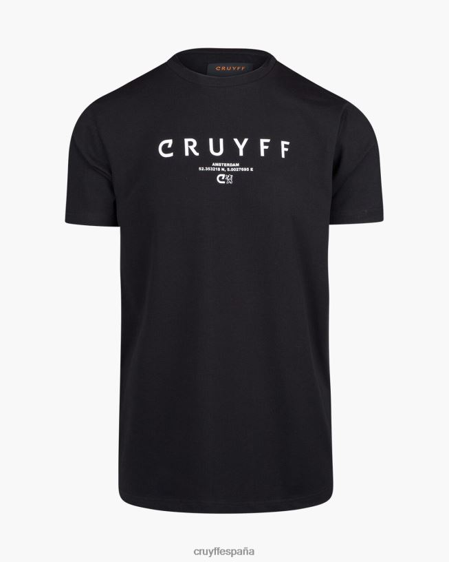 paquete de la ciudad tee ams Cruyff hombres negro D6DNB642 camiseta