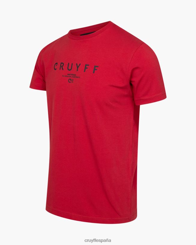 paquete de la ciudad tee ams Cruyff hombres rojo D6DNB641 camiseta