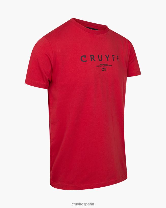 paquete de la ciudad tee ams Cruyff hombres rojo D6DNB641 camiseta