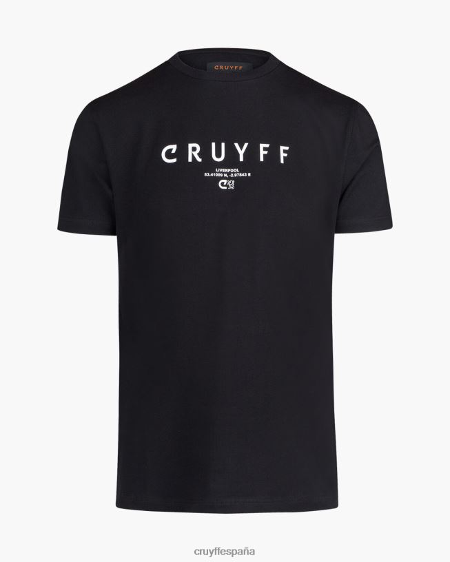 paquete de la ciudad tee liv Cruyff hombres negro D6DNB735 camiseta
