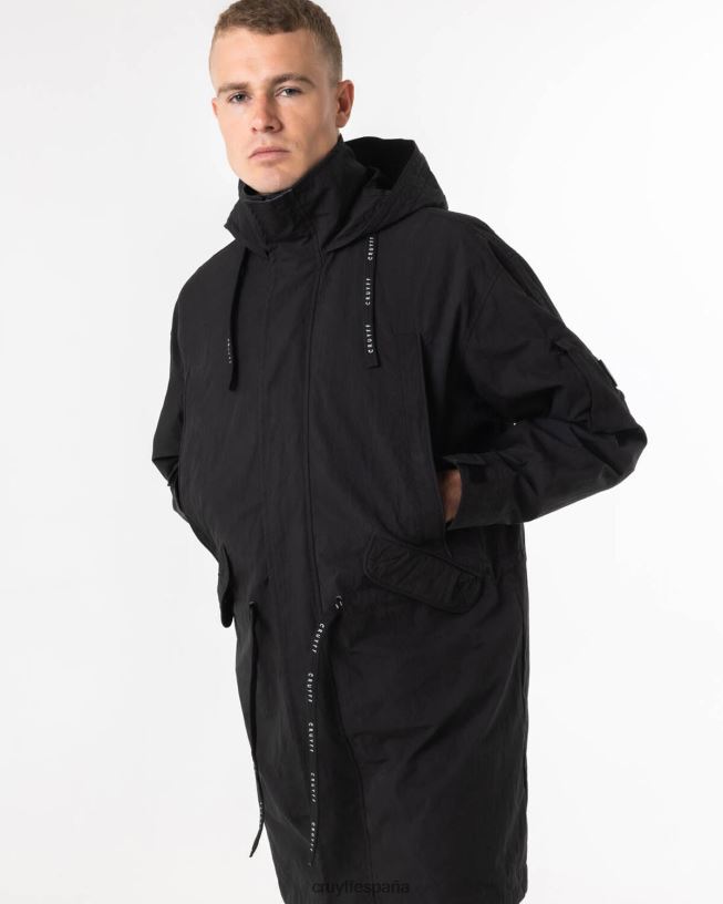 parka naranco Cruyff hombres negro D6DNB460 chaqueta