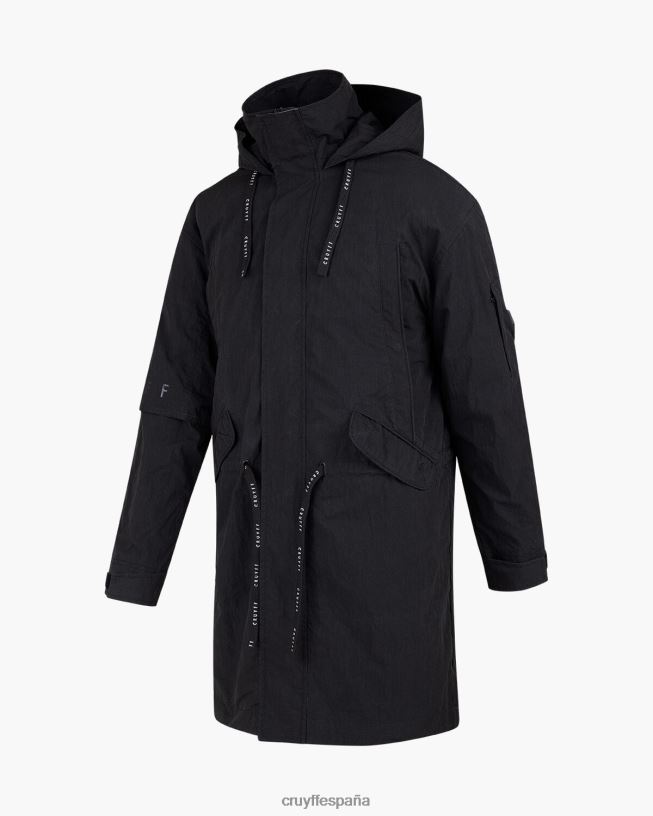 parka naranco Cruyff hombres negro D6DNB460 chaqueta