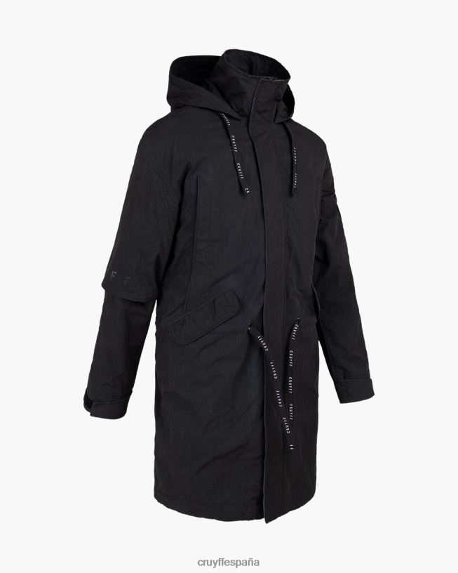 parka naranco Cruyff hombres negro D6DNB460 chaqueta