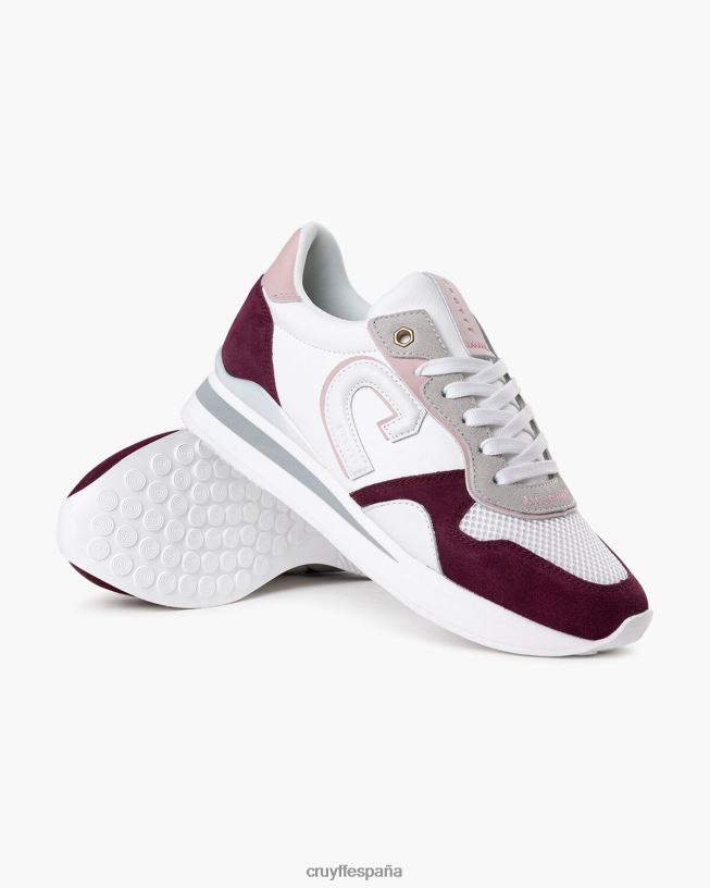 parkrunner lux Cruyff mujer Burdeos D6DNB998 zapatillas
