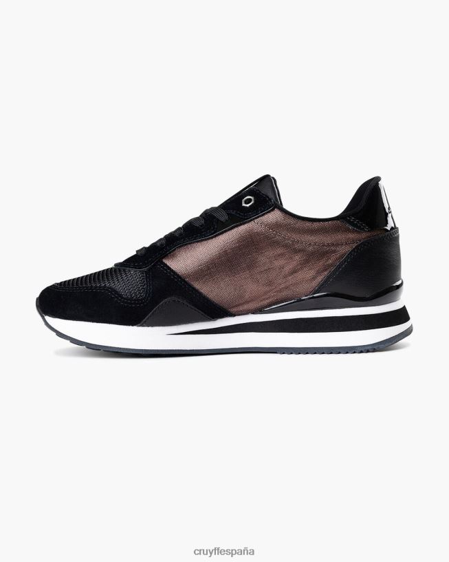 parkrunner lux Cruyff mujer negro/oro rosa D6DNB1002 zapatillas