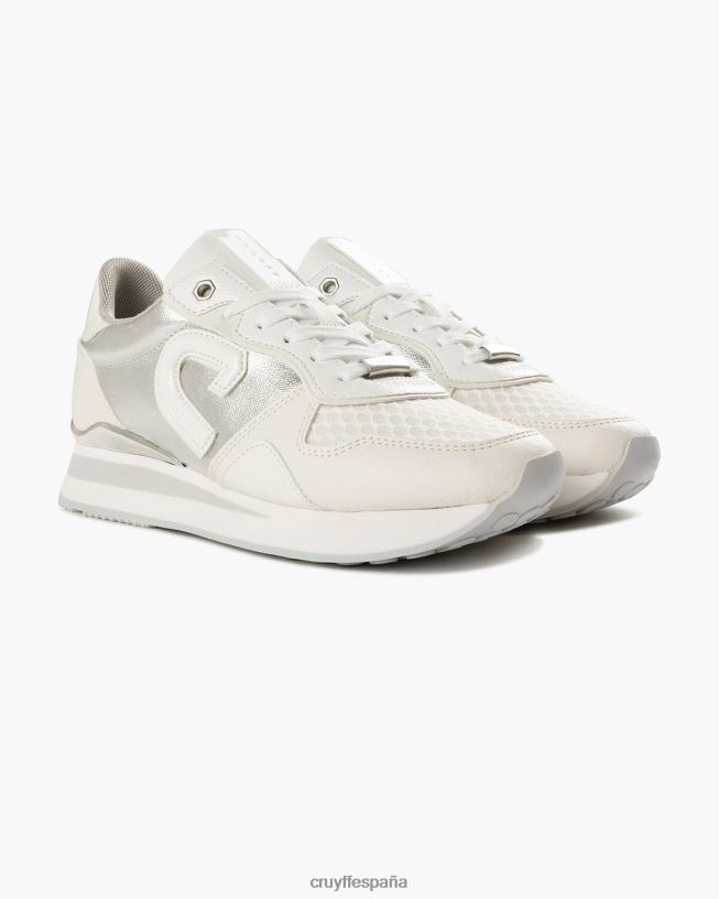 parkrunner lux Cruyff mujer plata blanca D6DNB975 zapatillas