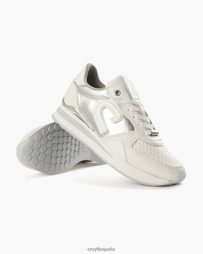 parkrunner lux Cruyff mujer plata blanca D6DNB975 zapatillas
